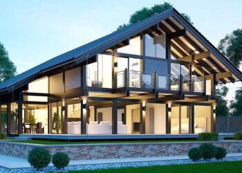 Современный фахверковый дом: особенности и преимущества