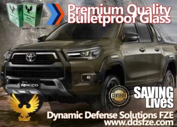 Hilux armored pickup: bulletproof security