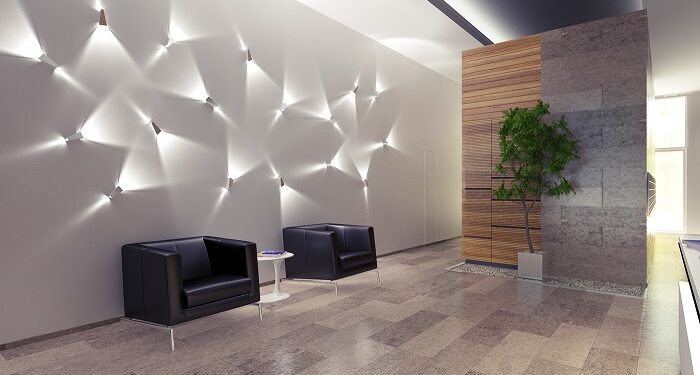 Переваги встановлення декоративного підсвічування стін: зонування простору без перегородок